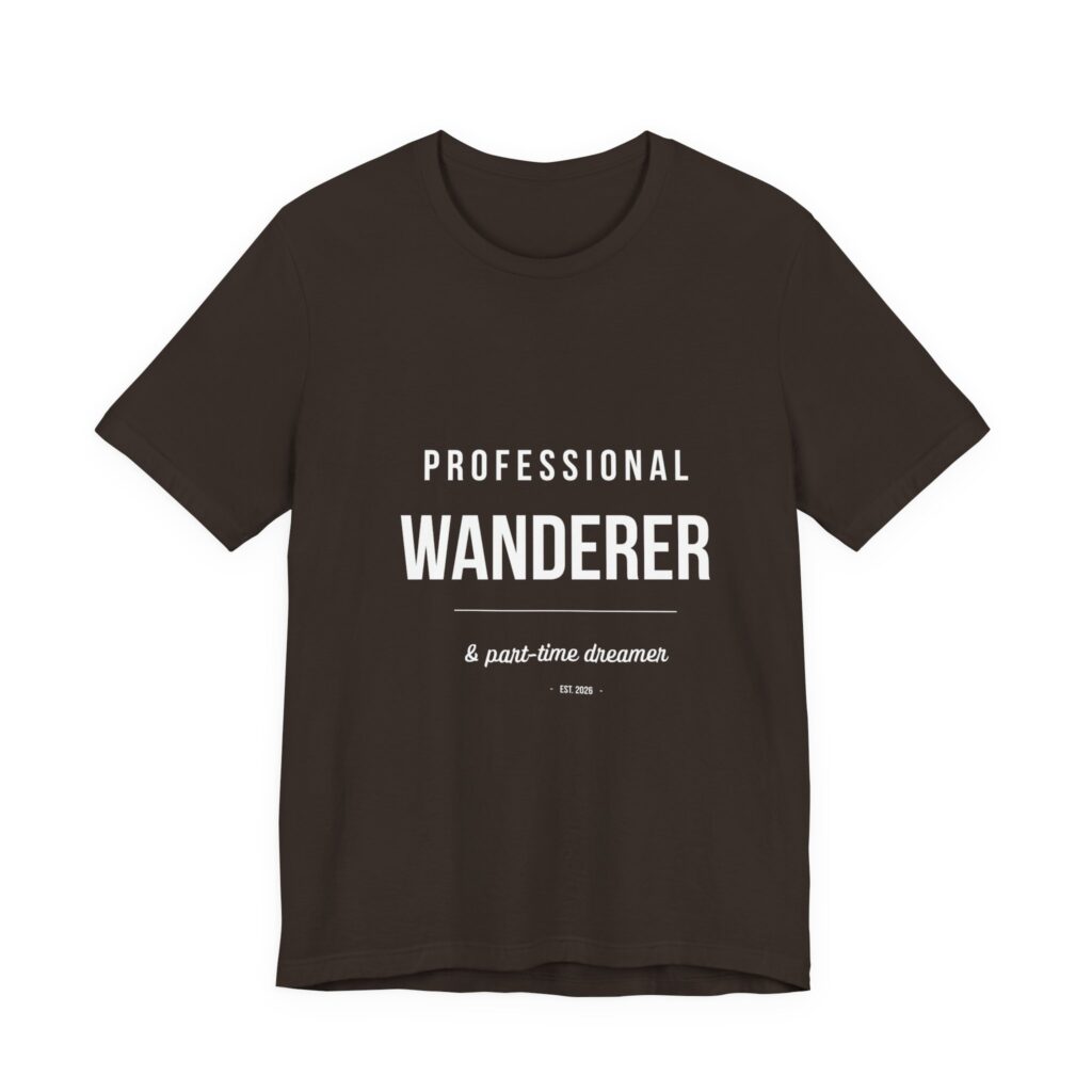 Professional Wanderer Graphic Unisex Cotton T-Shirt